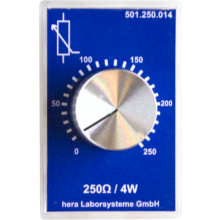 Steekbouwsteen potentionmeter 250 Ohm 4W