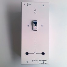 Installatiepaneel enkelpolige automaat, 6A