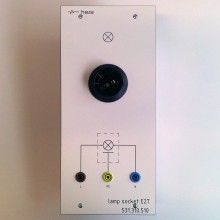 Installatiepaneel lamphouder E27