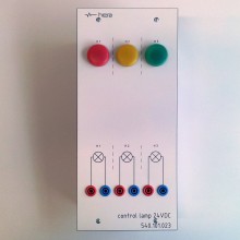 Besturingstechniekpaneel 3 signaallampen 24V, GROEN-GEEL-ROOD