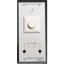 Installatiepaneel dimmer voor gloeilampen