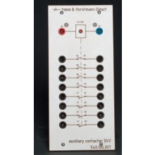 Besturingstechniekpaneel met Hulprelais 24V, 4x maak en 4x verbreek
