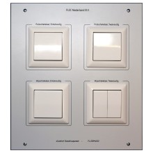 xComfort Schakelpaneel DIN A4, voorzien van schakelaars t.b.v. het xComfort Domotica paneel