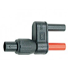 BNC female connector naar 4mm banaansteker