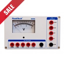 Peaktech 3296 Analoge Voltmeter - 0...0,1/1/10/100/1000V AC/DC