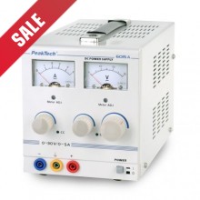 P 6015 A - Analoge Voeding 0 - 30 V / 0 - 5 A DC
