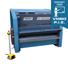 NARVIK SC-1250-40-SM | Plaatschaar 1250x4mm, Mech./Electr. 400V CE + Gemotoriseerde achteraanslag