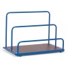 Platenstandaard zonder insteekbeugels 1200x800mm, 1200 kg, 4 rubber voeten, 7 verstelmogelijkheden voor insteekbeugel