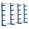 Draagarmstelling, eenzijdig - ontworpen voor plaatsing tegen een wand, 1980x3235x600mm, 5 niveaus